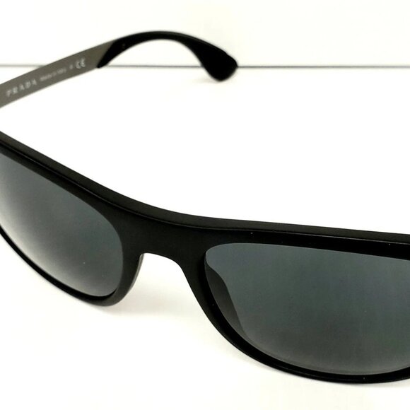 (I-6348) Prada Grey and Black Sunglasses - Picture 1 of 2